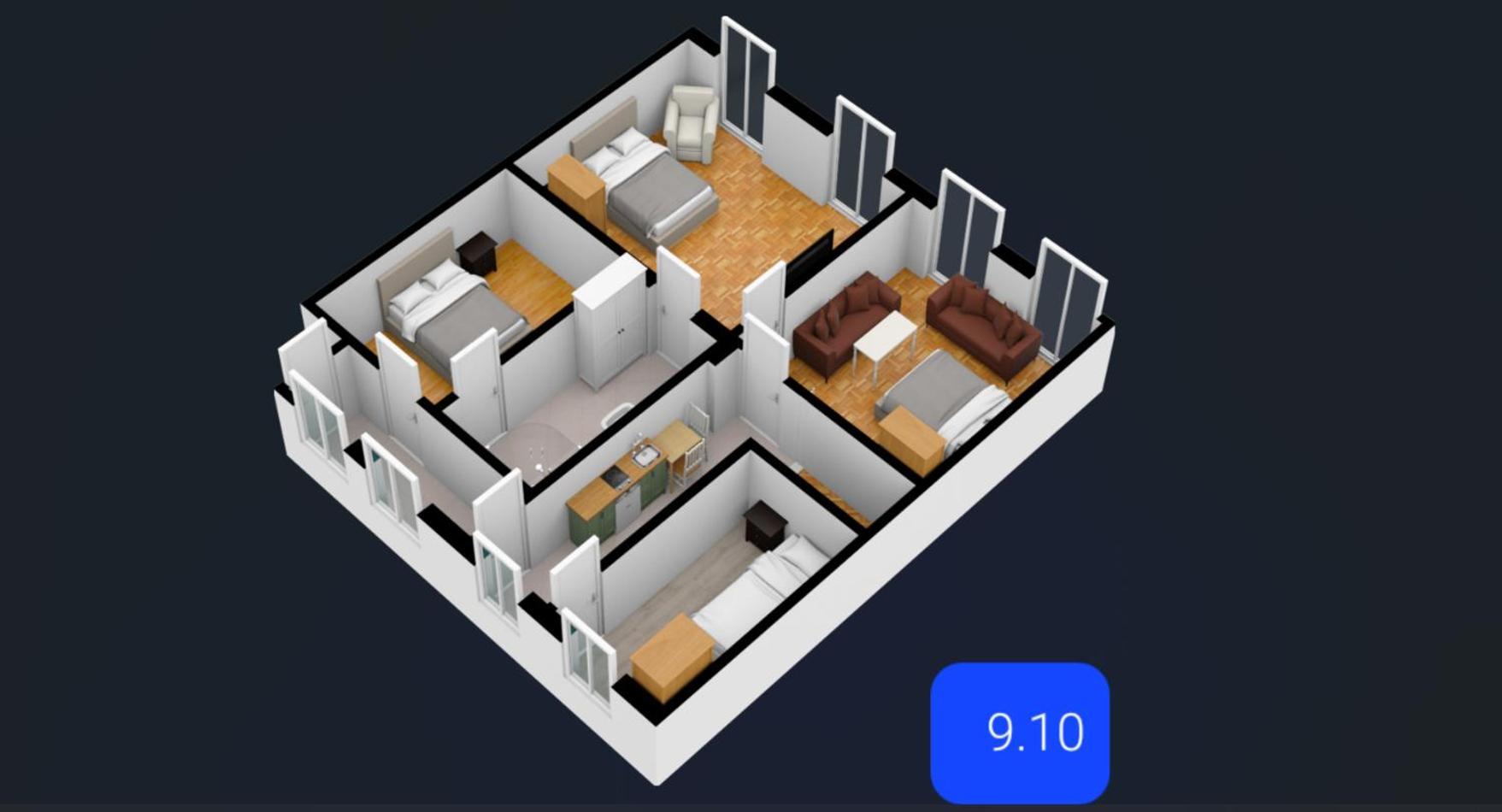 Four-bedroom, Four King-size Comfort * Wien
